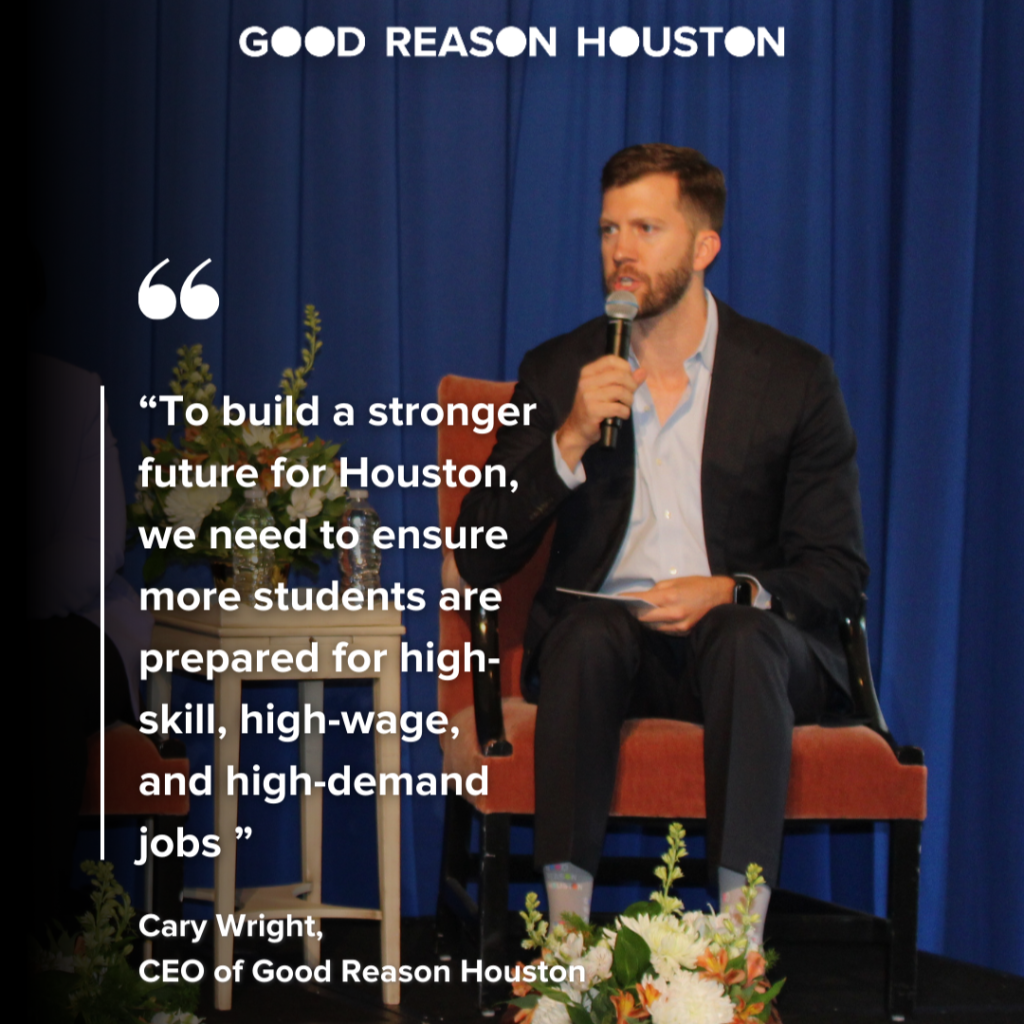 Good Reason Houston CEO Cary Wright Shares Insights on Education and Workforce Readiness at OneGoal Luncheon