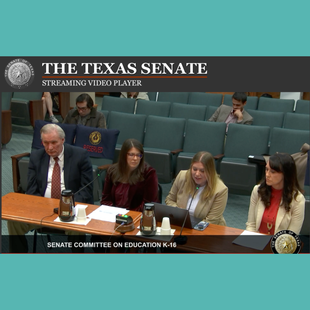 Texas Senate Education Committee Passes Bill to Support Experienced and Effective Educators