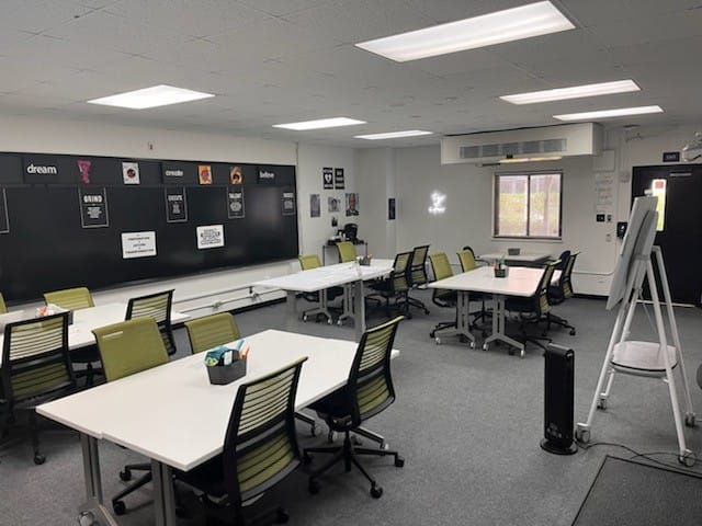 Real Academy HISD program desks