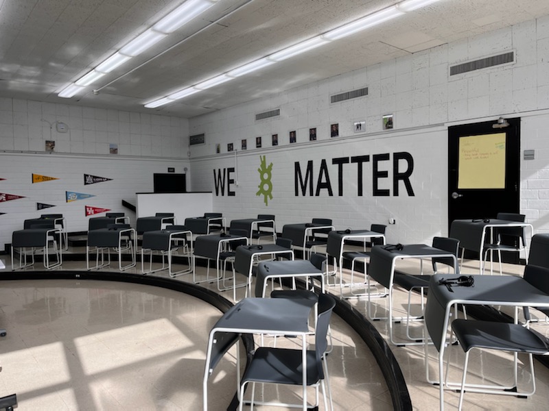 Real Academy HISD program wall